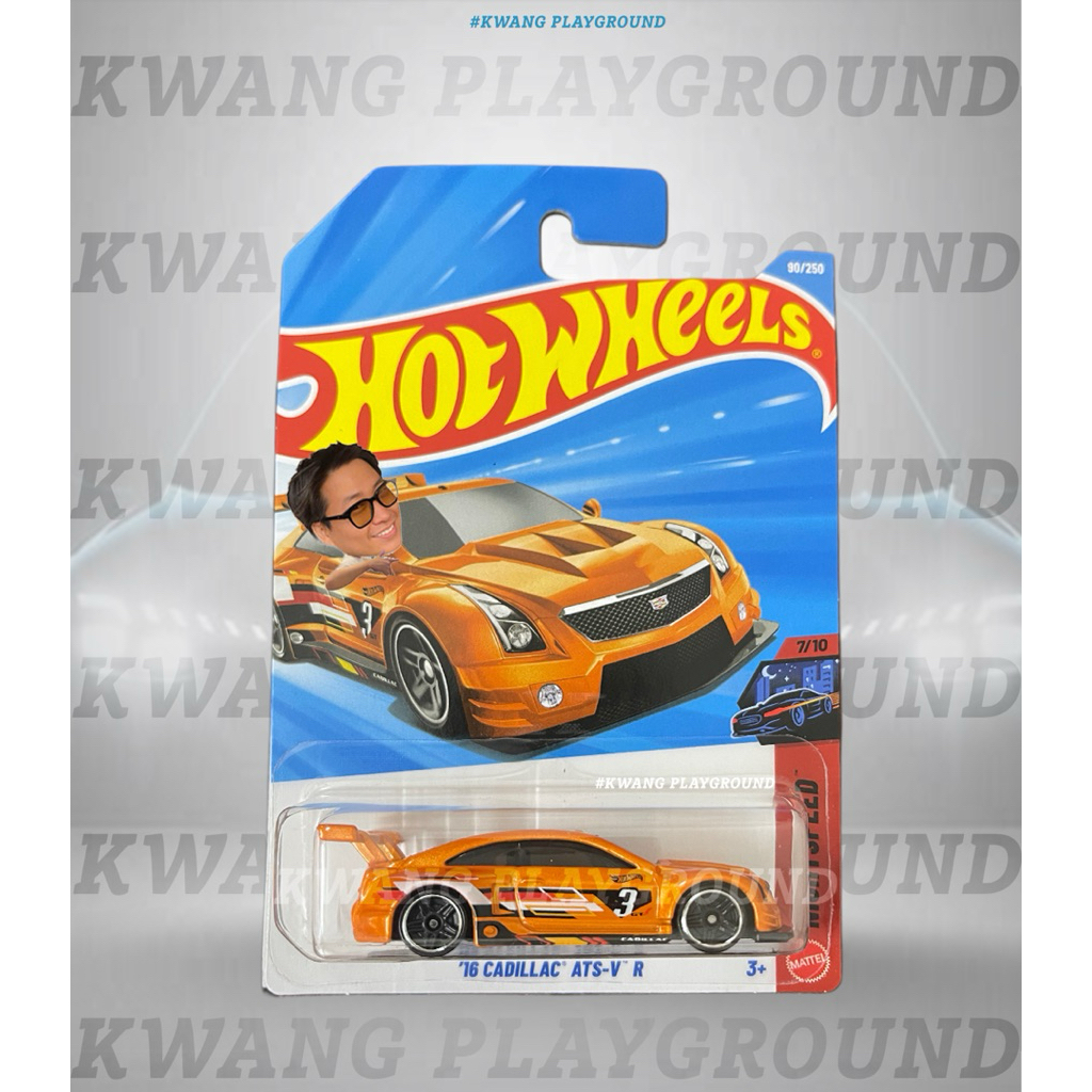 Kwang Playground Xe mô hình Hot Wheels basic 16 Cadillac ATS V R