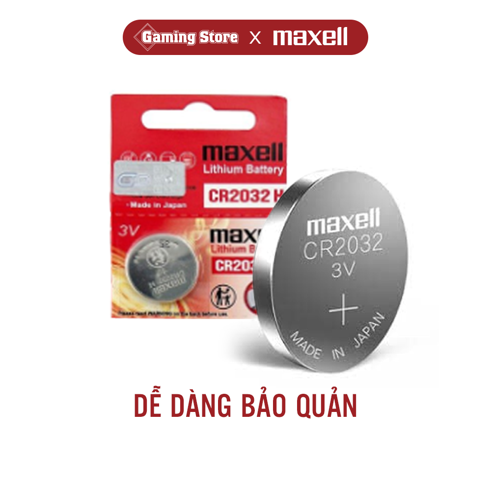 Pin CMOS Maxell CR2032 2032 Lithium 3v Hàng Chính Hãng Shopee