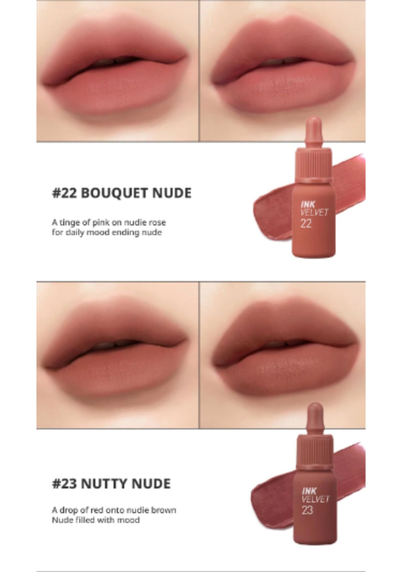 Son Kem Lì Peripera Ink Velvet Nude 4g 22 23 24 25 26 27 28 29 30 31