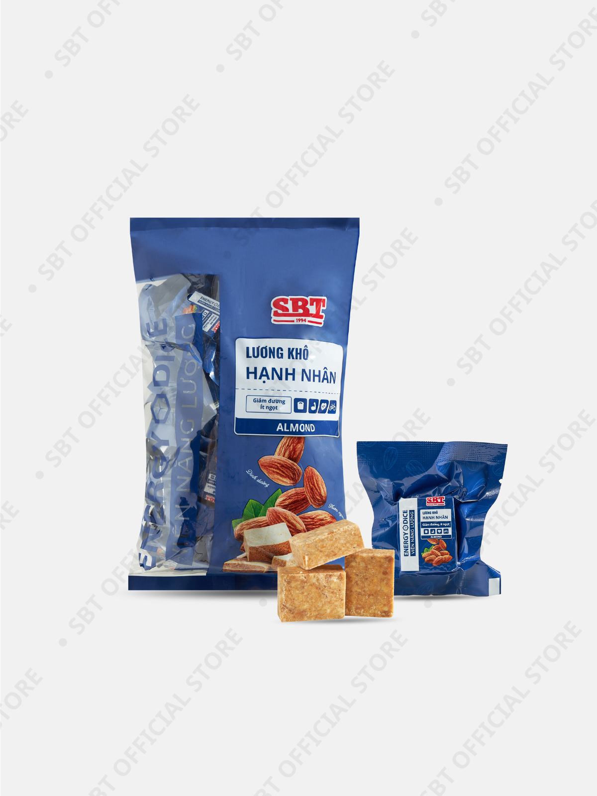 Lương Khô SBT Vị Hạnh Nhân Loại 500g Tiện Lợi Bổ Sung Dinh Dưỡng