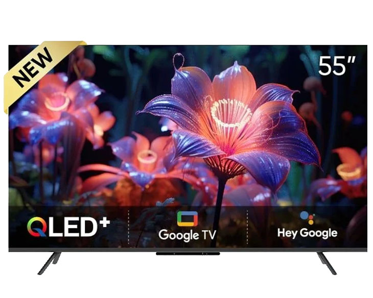 55Y73 PRO Miễn Phí Lắp Đặt Để Bàn HCM Google Tivi QLED Coocaa 4K 55