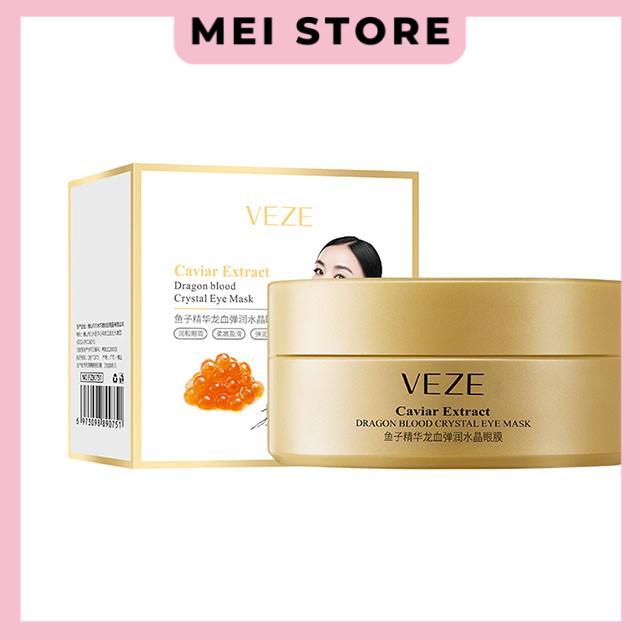 Hộp 60 Miếng Mặt Nạ Mắt VEZE Collagen 2 Màu Giảm Quầng Thâm Mắt Bọng Mắt Nếp Nhăn