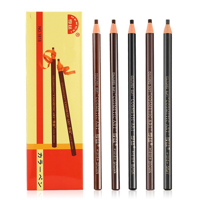 No:1818 Chì Xé Kẻ Chân Mày Hengsi Color Brow Art Cosmetic Nội Địa