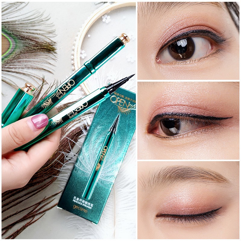 Bút Kẻ Mắt Nước Eyeliner Nội Địa Trung OPEN Không Lem Không Trôi