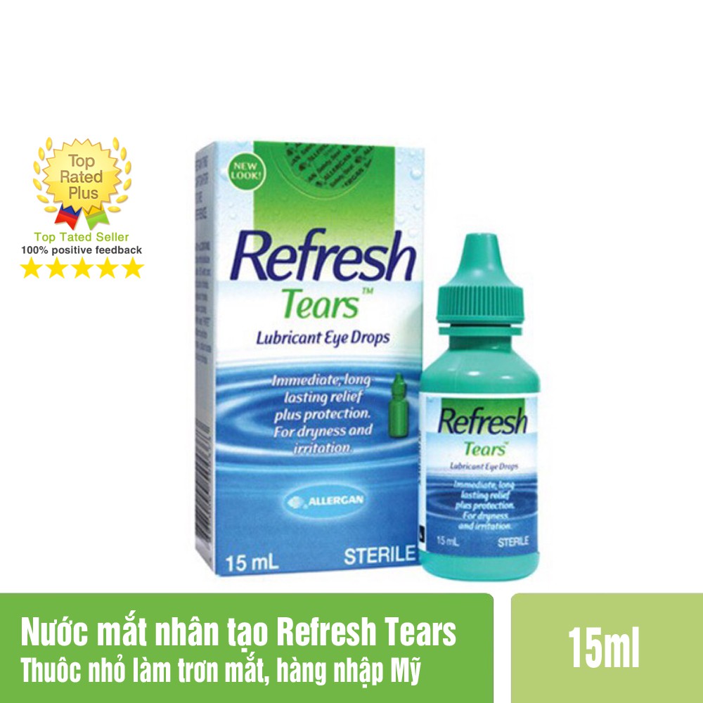 Nước nhỏ mắt refresh nhân tạo lens cận rohto chăm sóc sức khỏe mắt giảm khô mỏi mắt