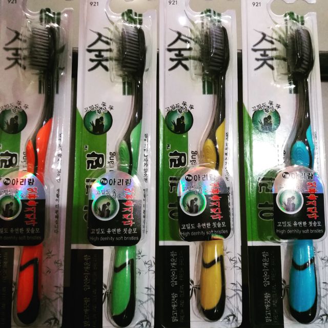[Combo 30] Bàn Chải Đánh Răng Sợi Tre Bossi Hàn Quốc (Hàng xuất Korea-921)