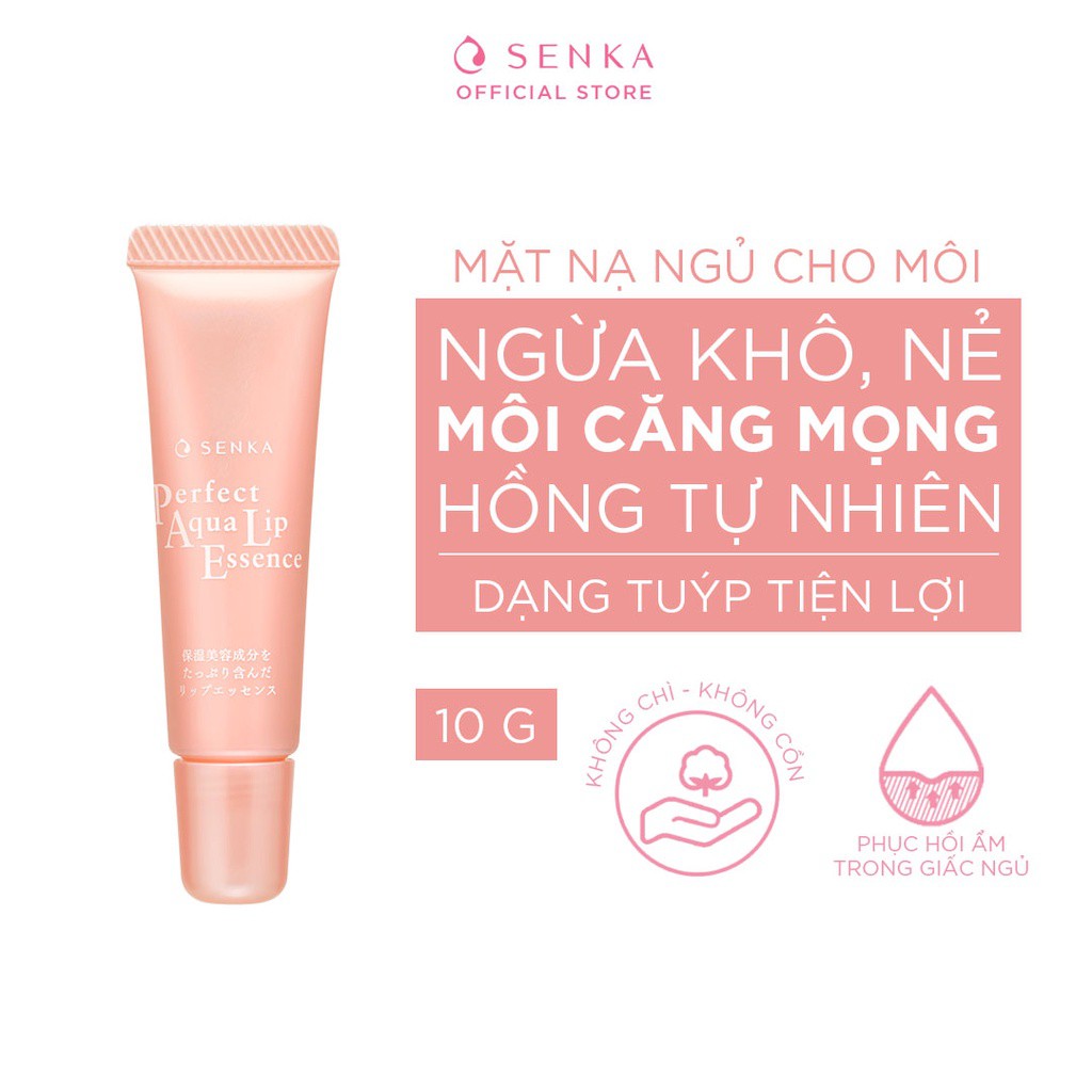 Dưỡng Môi Cấp Ẩm & Giảm Nếp Nhăn Môi Senka Perfect Lip Balm 4.5g – Essence 10g