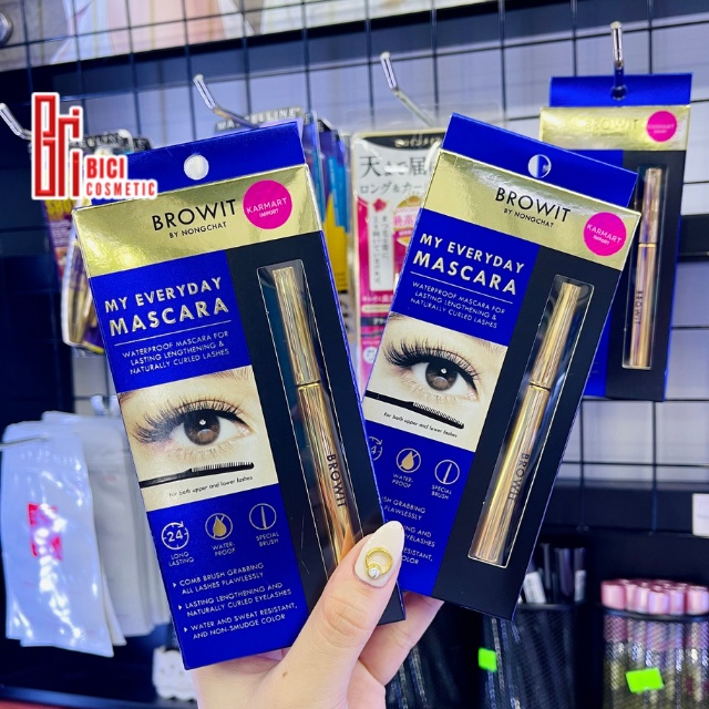 Mascara Browit NONGCHAT My EveryDay Mascara Không Trôi Thái Lan Chuyên Dụng Cho Makeup