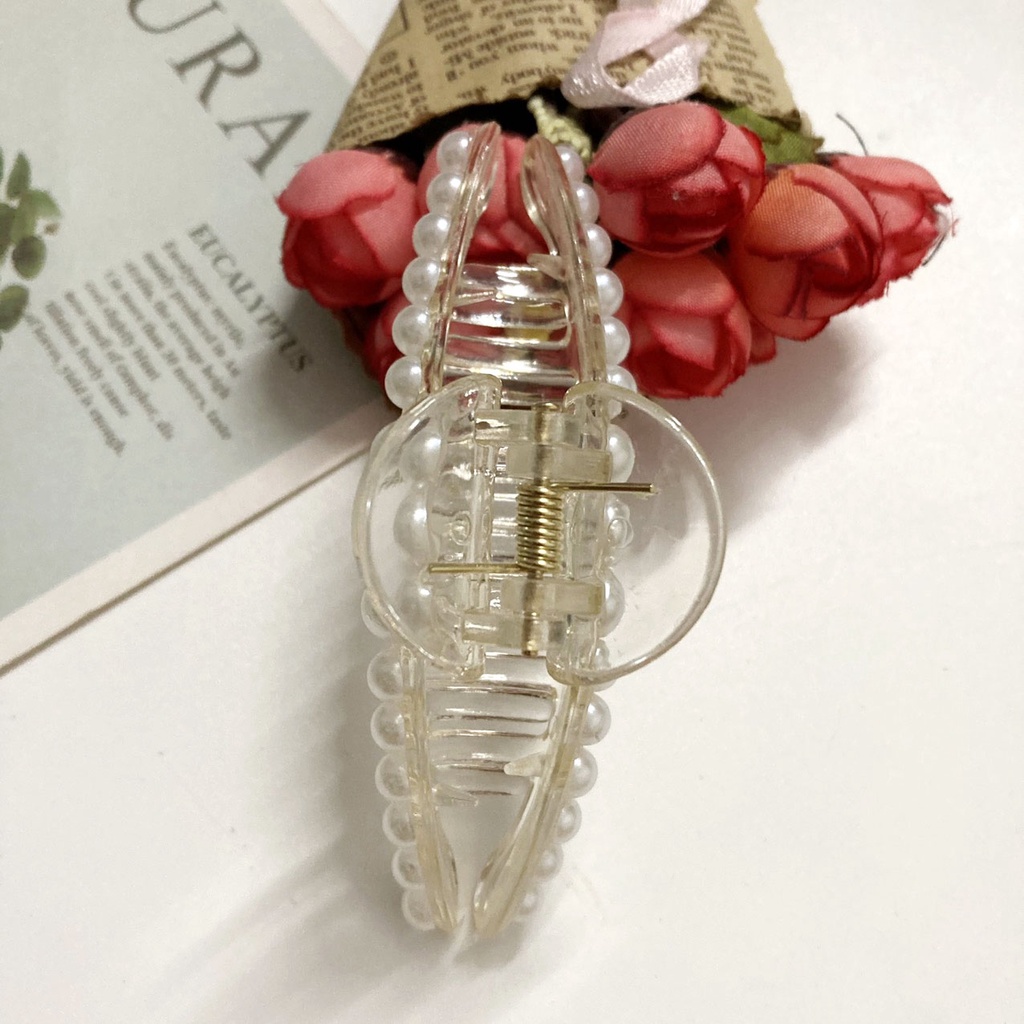 Kẹp tóc 14 răng màu trong hạt cườm 1