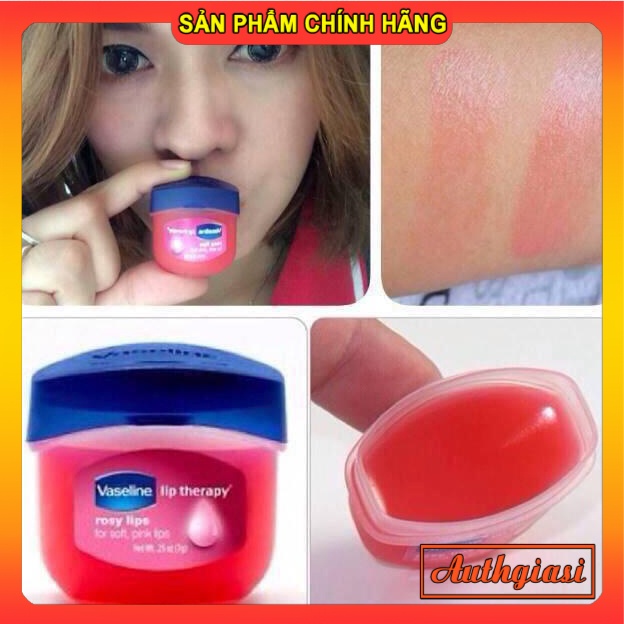 [CHÍNH HÃNG] Dưỡng môi Vaseline mềm mịn chống khô nứt và thâm môi dạng hũ và thỏi