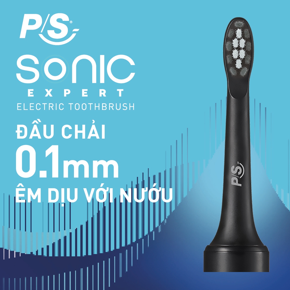 Bộ bàn Chải Điện P/S Sonic Expert Chuyên Gia Sóng Âm – Công Nghệ Sóng Âm, Chải Sạch Mảng Bám Tới 8X