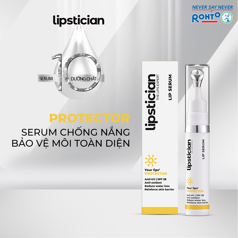 Serum dưỡng môi chống nắng và bảo vệ toàn diện Lipstician Lip Serum Protector 9g