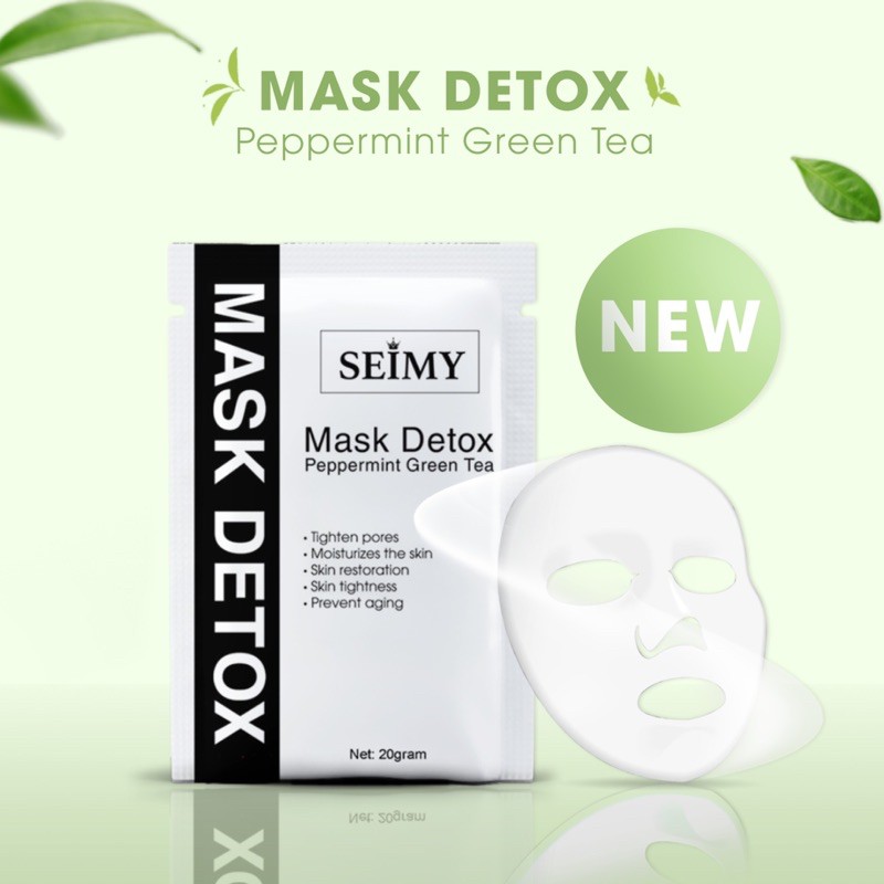 Mặt nạ dưỡng da Seimy – Mask Detox Peppermint Green Tea