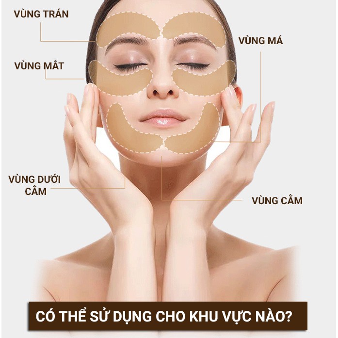 Combo 25 Miếng mặt nạ mắt collagen vàng Hàn Quốc, mask dán đắp dưỡng chống thâm quầng giảm bọng mắt.