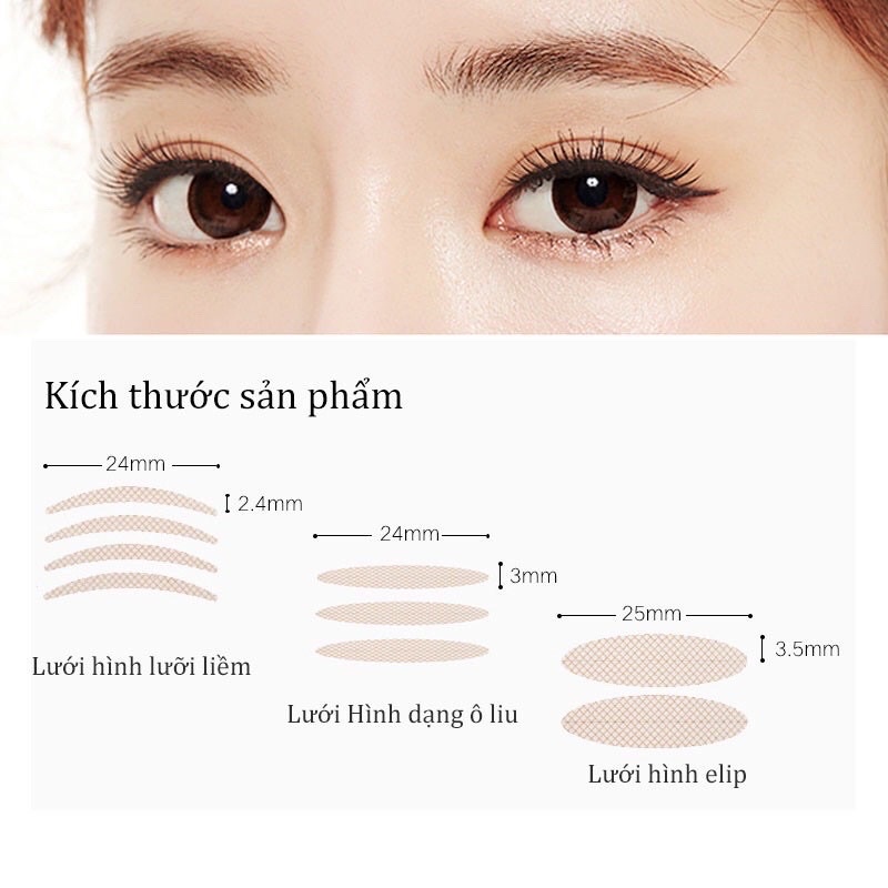 Cuộn dán kích mí lưới tàn hình ép sẵn keo tiện lợi