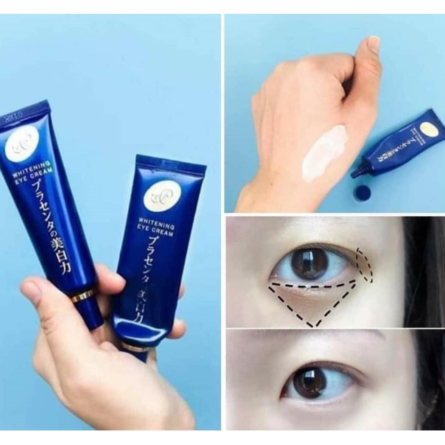 Kem xóa nhăn mắt thâm quầng mắt meishoku whitening eye cream Nhật Bản đánh tan bọng mắt.100% Hàng chính hãng.