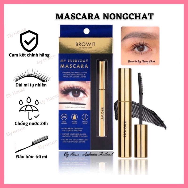 [CÓ SẴN] MASCARA BROWIT NONGCHAT THÁI LAN – DATE2026