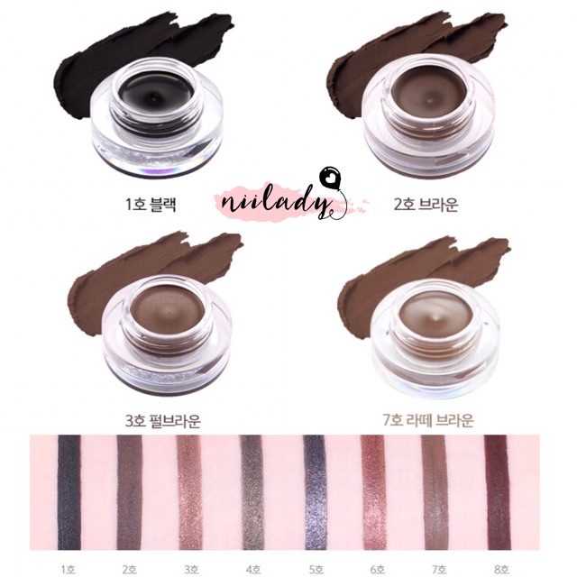 Gel kẻ mắt Tonymoly Back Gel Eyeliner 4g