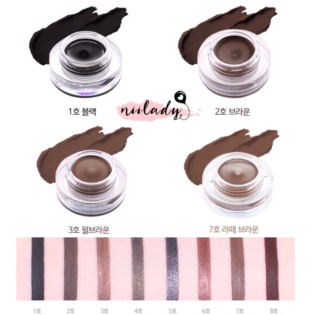 Gel kẻ mắt Tonymoly Back Gel Eyeliner 4g