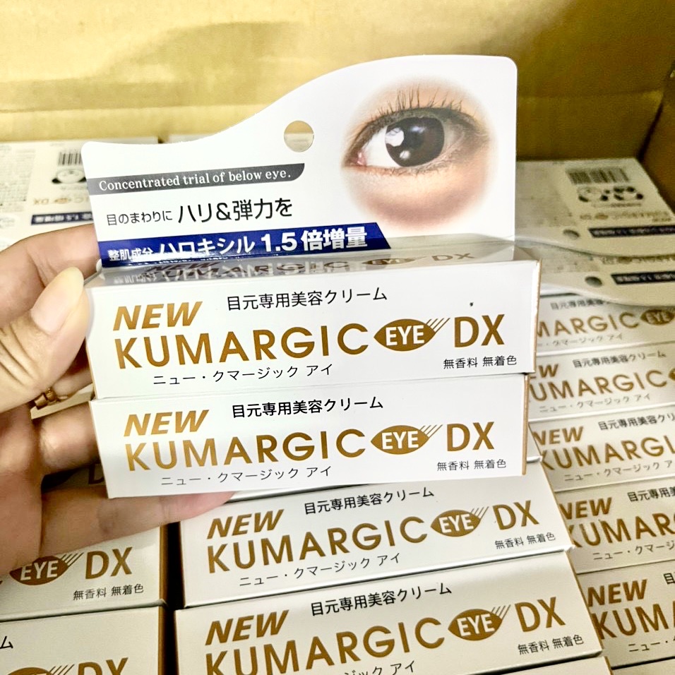 Kem xóa thâm quầng mắt kumargic eye nhật bản giảm bọng mắt thâm mắt quầng mắt chống nhăn chống lão hóa vùng mắt. mẫu mới