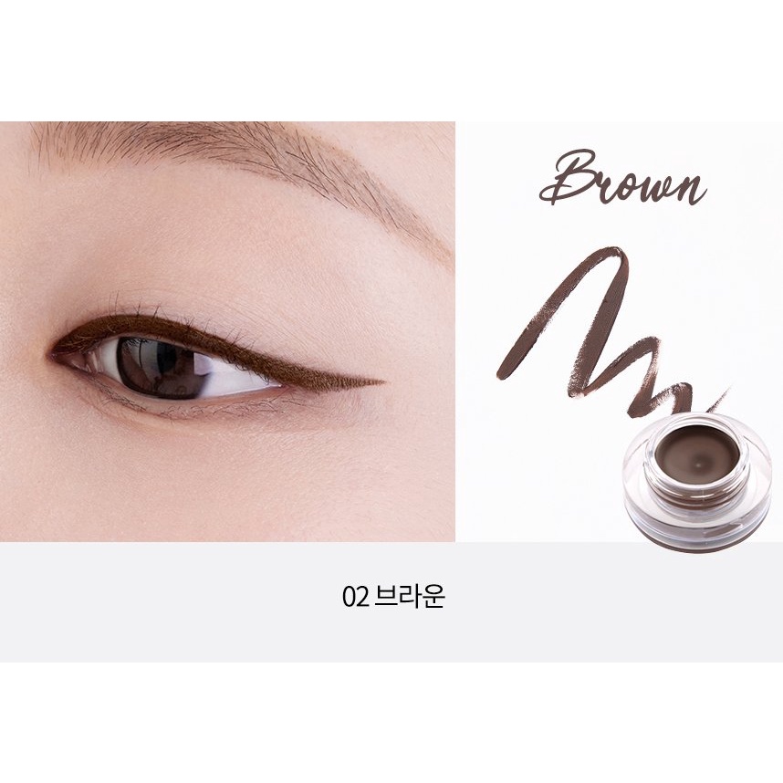 Gel Kẻ Mắt TONYMOLY Chống Lem, Trôi Back Gel Eyeliner 4g huyên dùng cho makeup kẻ mắt TRANCI