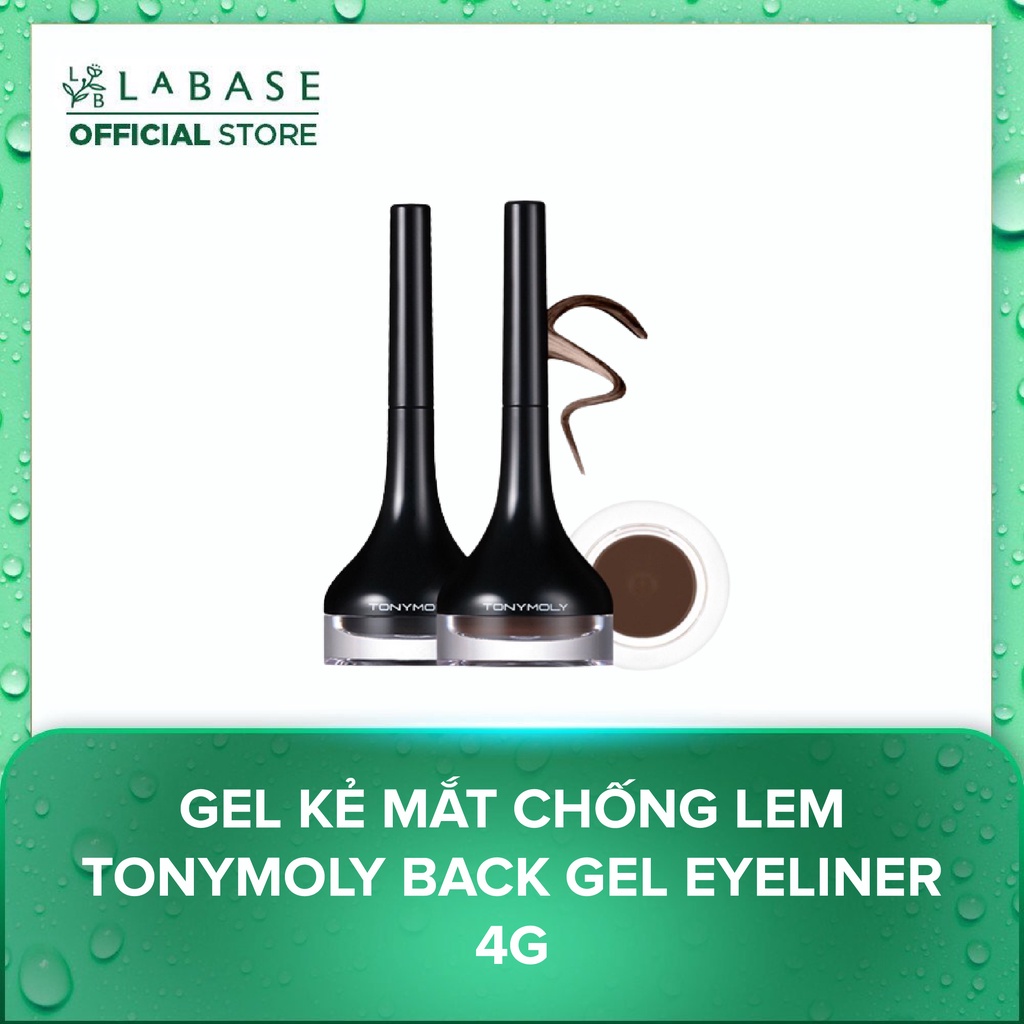 Gel kẻ mắt chống lem TonyMoly Back Gel Eyeliner 4g