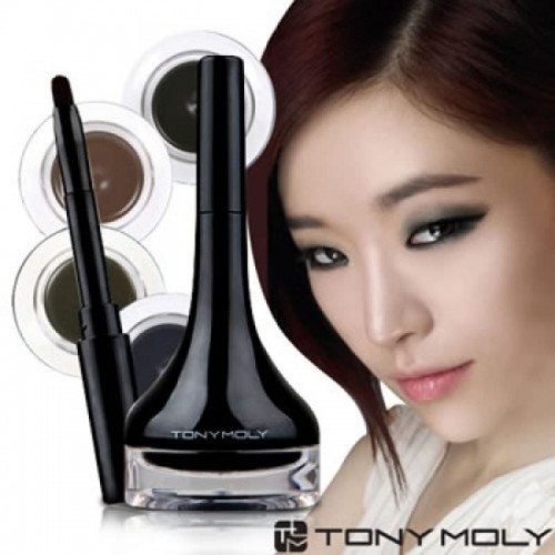 Gel Kẻ Mắt Tonymoly Backstage Gel Eyeliner 2 Màu Nâu Đen JINJI