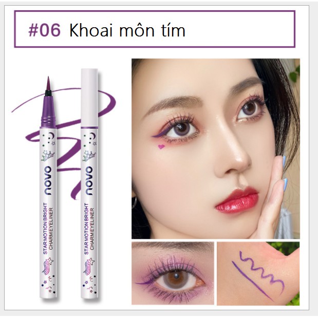 Dạ Kẻ Mắt Novo 8 Màu – Dòng Eyeliner Cao Cấp