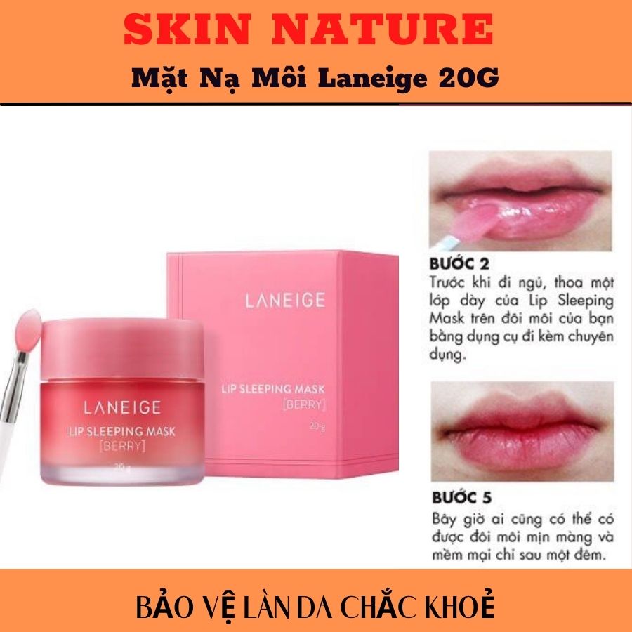 { Chuyên Sỉ & Lẻ } Mặt nạ ngủ Môi Laneige Lip Sleeping Mash Berry 20G