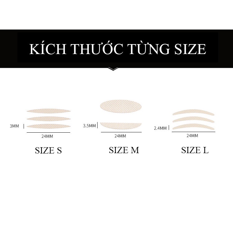 Kích mí lưới siêu tàng hình dán bằng nước (3 size)