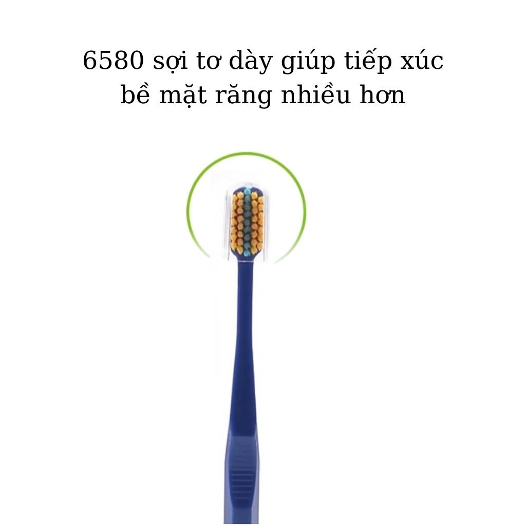 Bàn chải niềng răng Powerdent prosensitive ortho siêu mềm, có rãnh giữa vệ sinh răng niềng chuyên dụng – Dinh Dinh