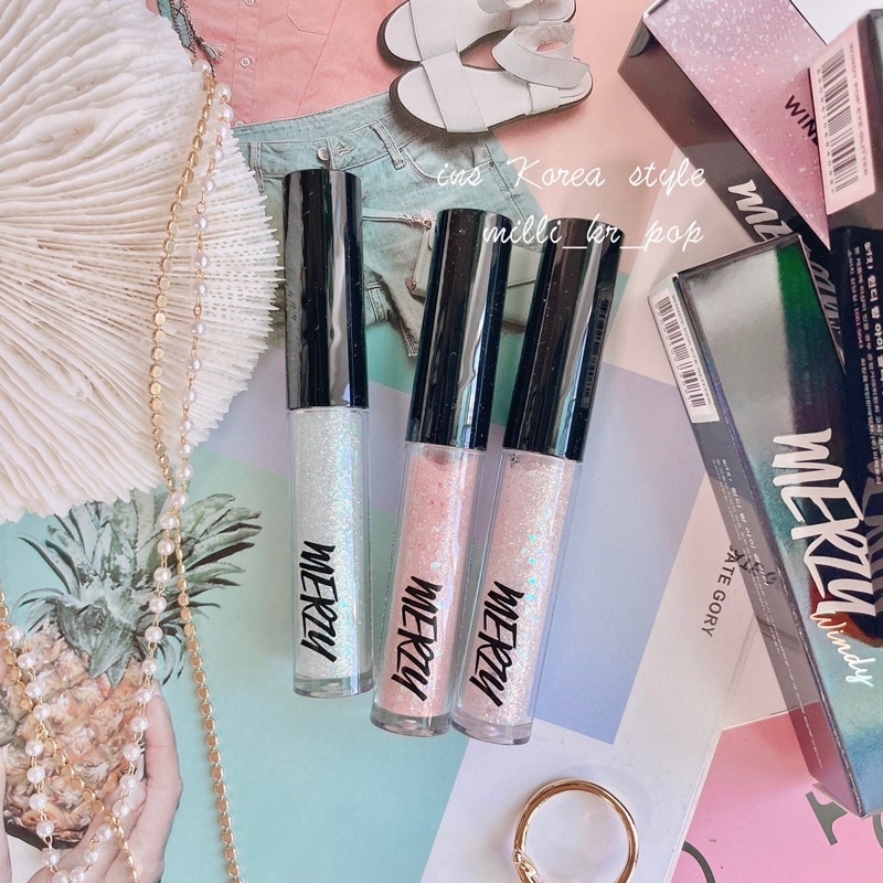 Gel Nhũ Mắt Xinh Lung Linh Merzy Windy Pop Eye Glitter 1.9g