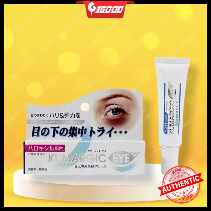 IGOOD – Kem thâm quầng mắt Kumargic Eye Cream Nhật Bản 20g