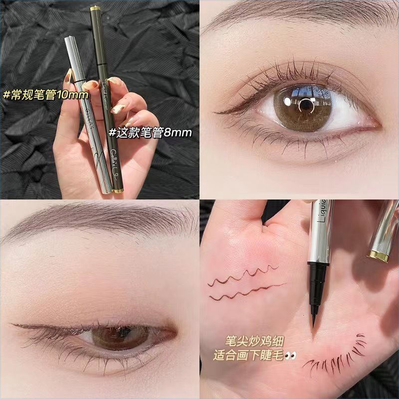 Kẻ mắt nước Siêu Mảnh Chống Trôi, Siêu Bền, Siêu Lì Gella Waterproof Liquid Eye liner
