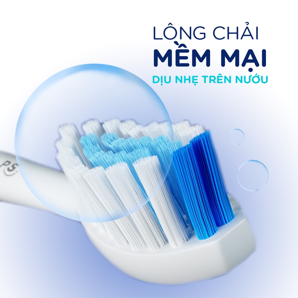 Bộ 2 đầu bàn chải điện P/S – Trắng Răng Tự Nhiên