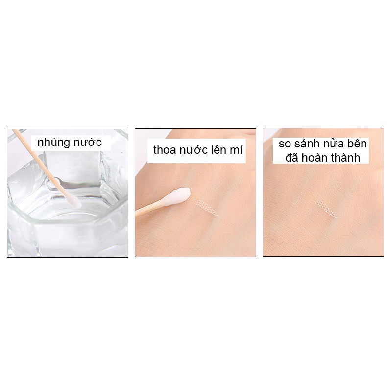 Miếng dán kích mí vân lưới siêu tàng hình set 40 cái dán tạo mí ren giúp đôi mắt to tròn tự nhiên BICCOSMETIC