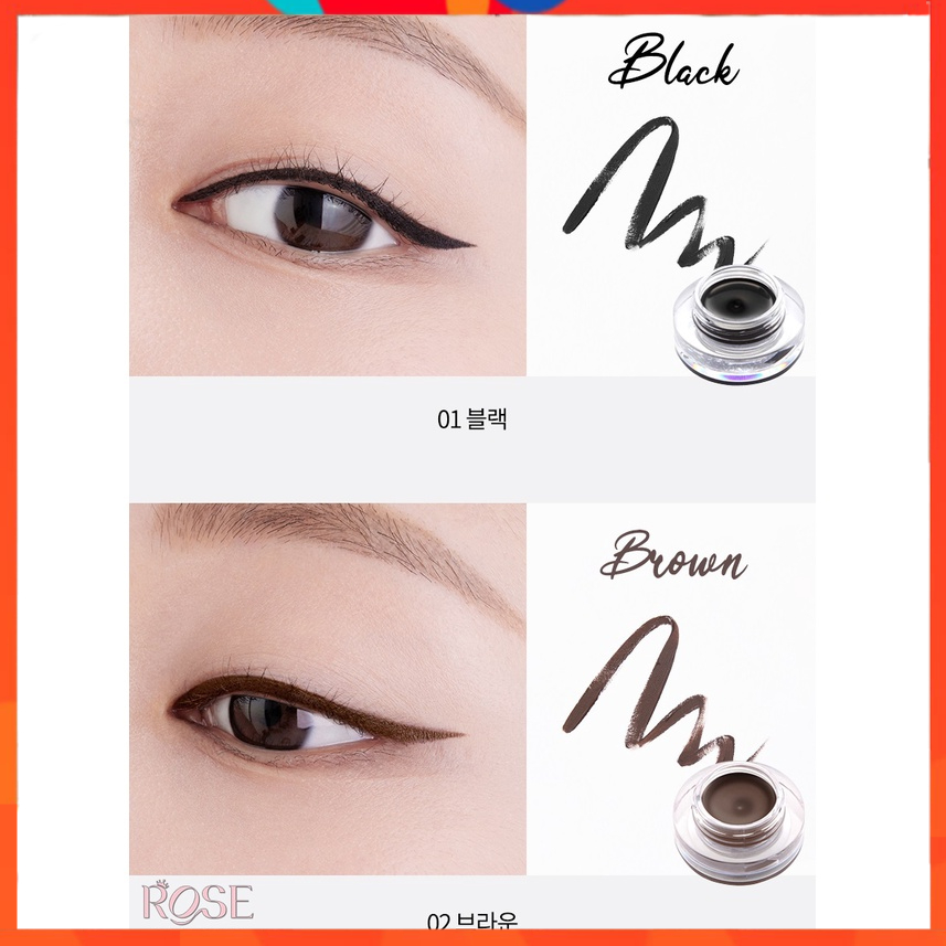 Gel Kẻ Mắt Tony Moly ⚡[CHÍNH HÃNG]⚡ Dạng Gel Backstage Gel Eyeliner Sắc Nét, Chống Thấm Nước, Chống Lem Trôi 4g