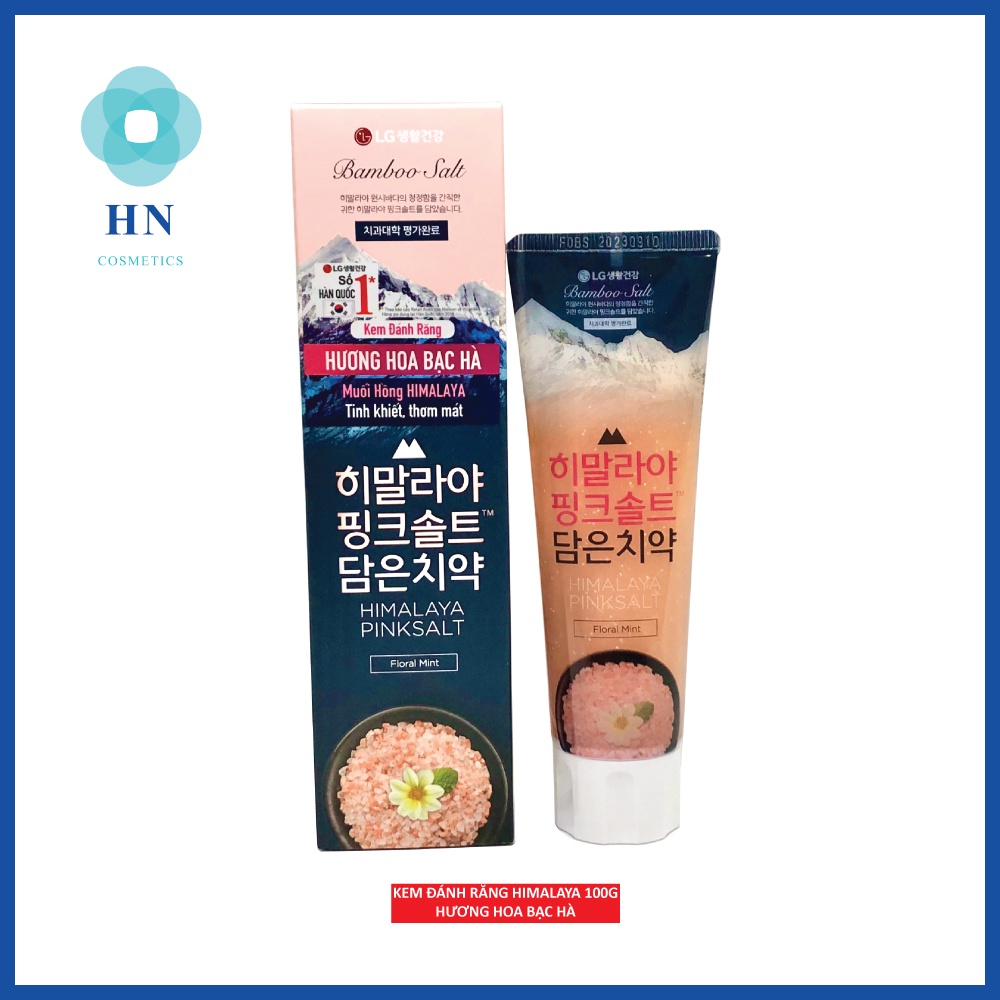 Kem Đánh Răng Muối Hồng Himalaya Pinksalt Hàn Quốc 100g