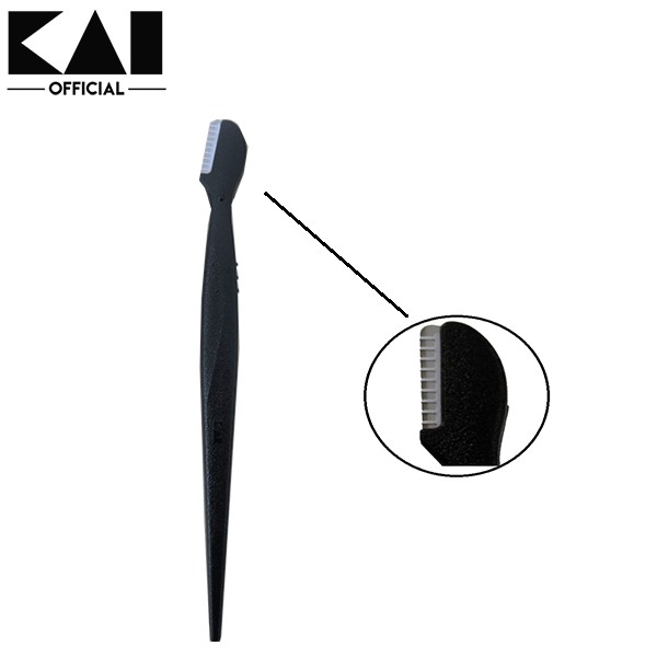 Bộ 3 Dao Tỉa Chân Mày Kai Eyebrow Razor Groom Màu Đen