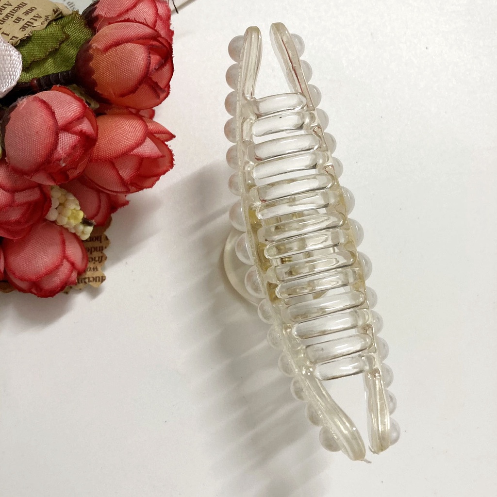 Kẹp tóc 14 răng màu trong hạt cườm 3