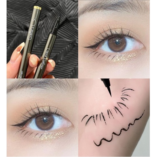 Kẻ mắt nước Siêu Mảnh Chống Trôi, Siêu Bền, Siêu Lì Gella Waterproof Liquid Eye liner