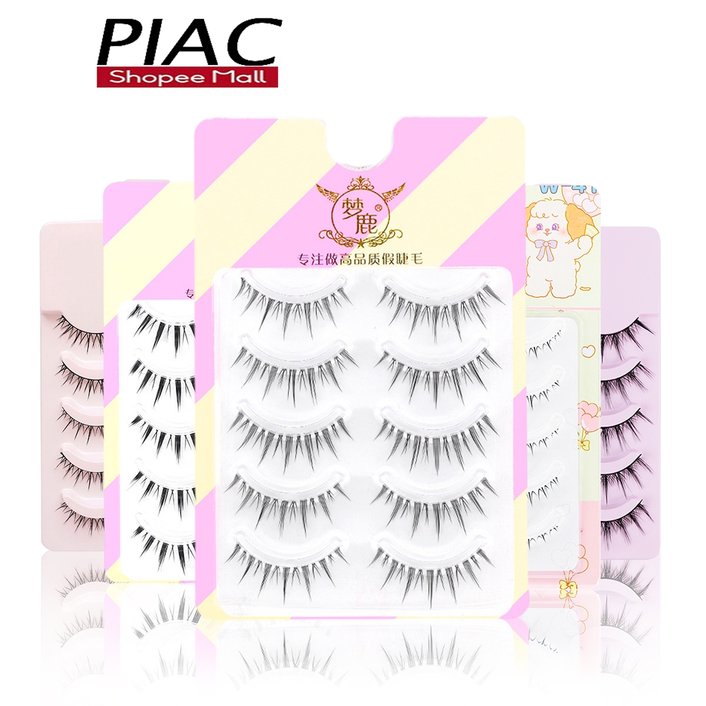 Lông Mi Giả 5Cặp PIAC Phong Cách Công Chúa 3D Tự Nhiên Siêu Truyện Tranh Pure Desire Siêu Nhiên