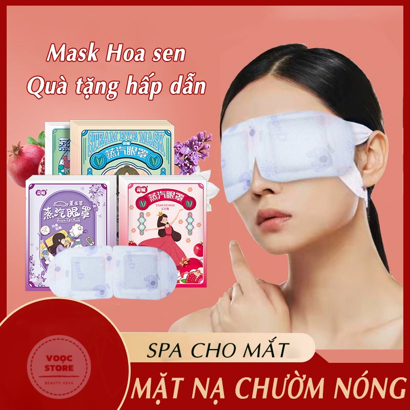 Mặt Nạ Mắt Nóng Họa Tiết Giảm Mỏi Mắt Căng Thẳng Thư Giãn Ngủ Ngon Gói 1 Miếng M25