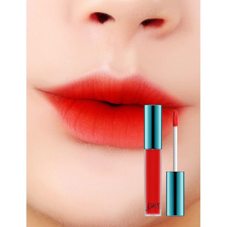 Son Kem Lì Bbia Last Velvet Lip Tint – 02 Extra Bounce 5g (Màu Đỏ Cam) full màu