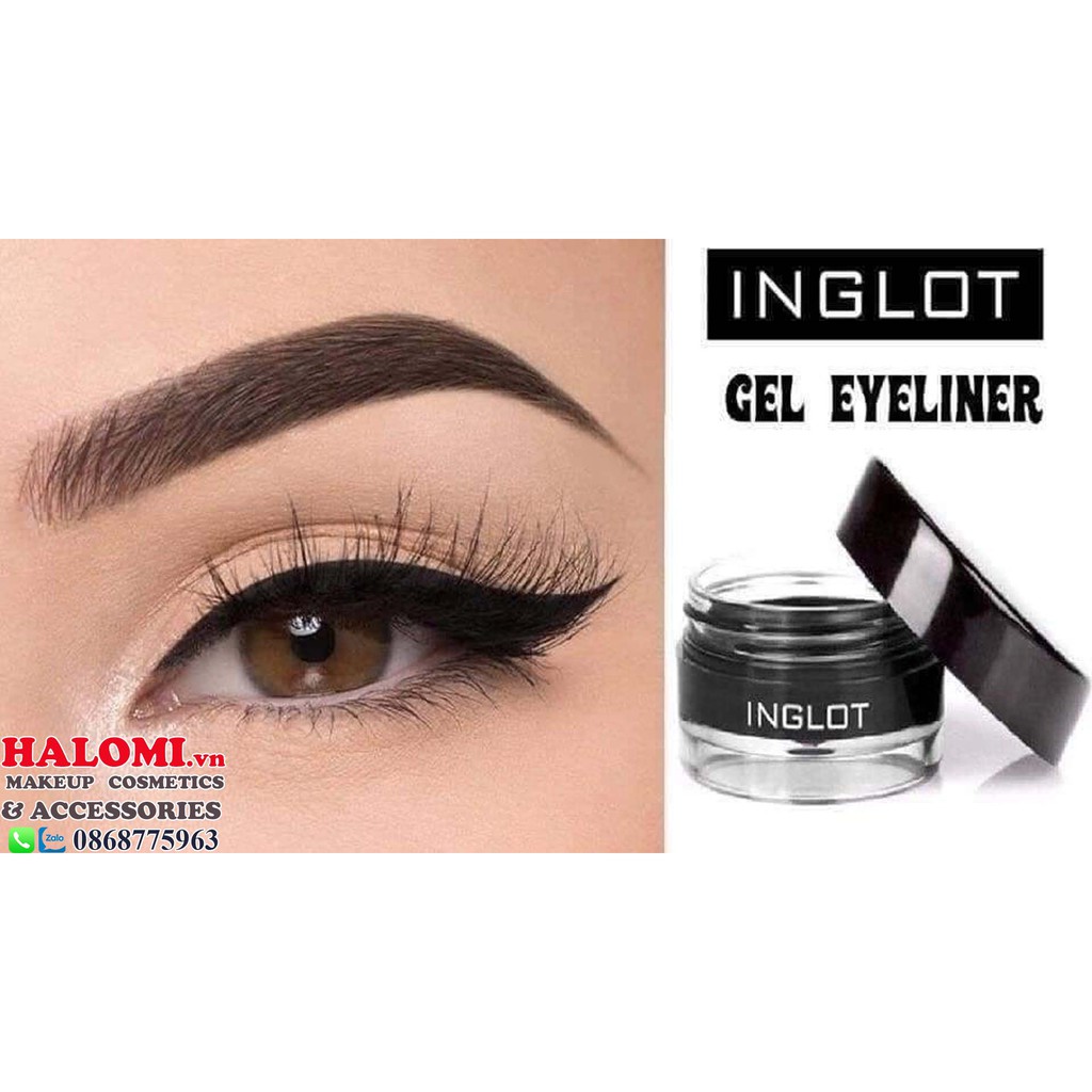 Gel Kẻ Mắt Inglot Chính Hãng Không Lem Không Trôi