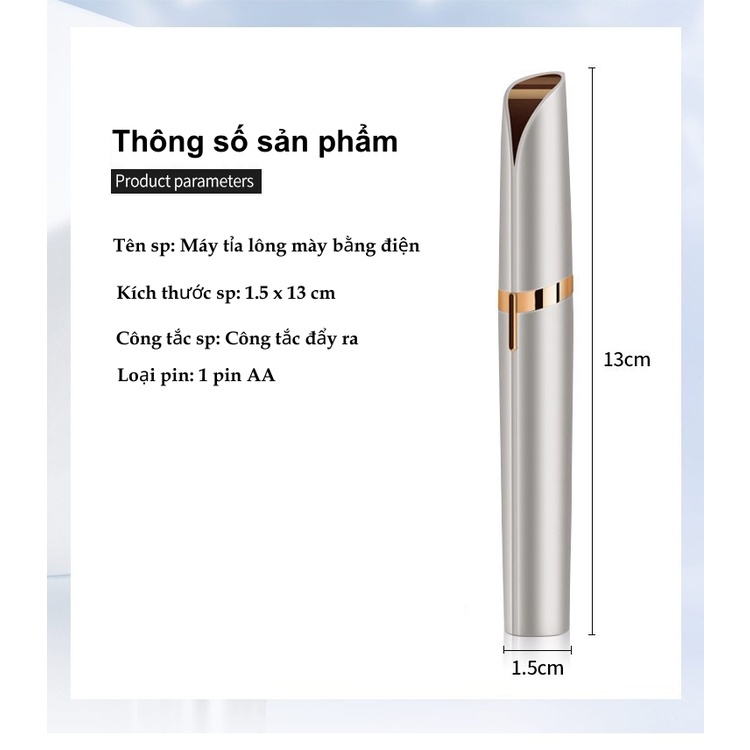 Bút tỉa lông mày cao cấp LIG chống trầy xước có sạc pin thiết kế sang trọng nhỏ gọn dễ dàng mang đi dành cho phái đẹp.