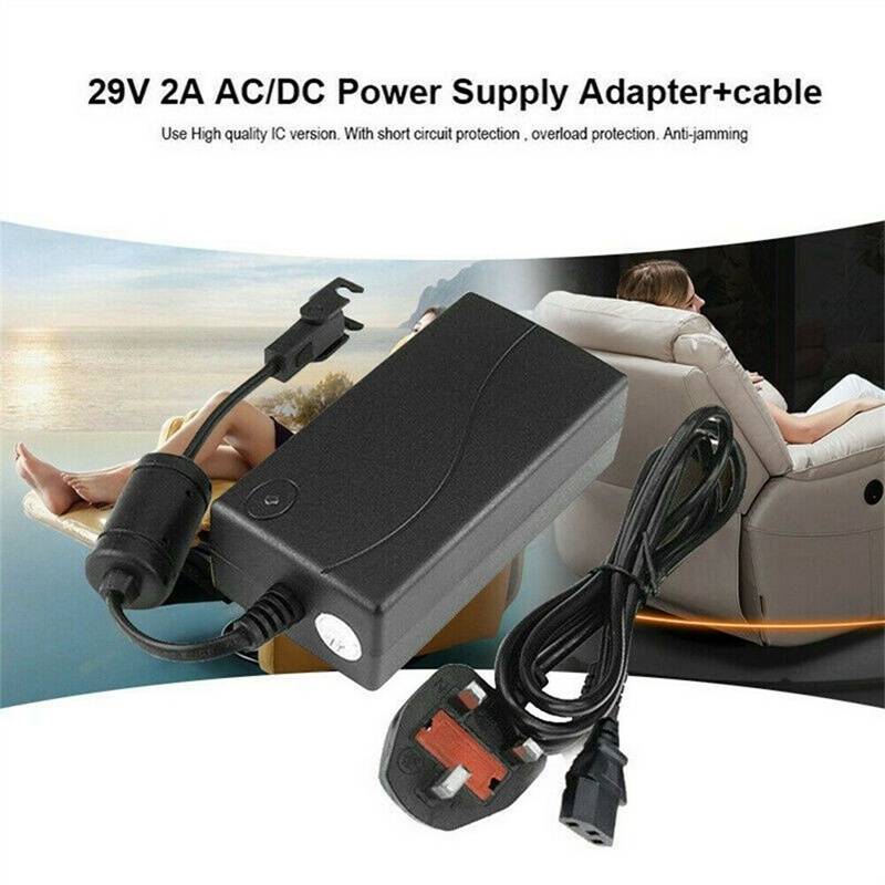 💖Bộ nguồn 29V / AC / DC Bộ chuyển đổi ghế Sofa điện Công cụ biến áp -US Plug
