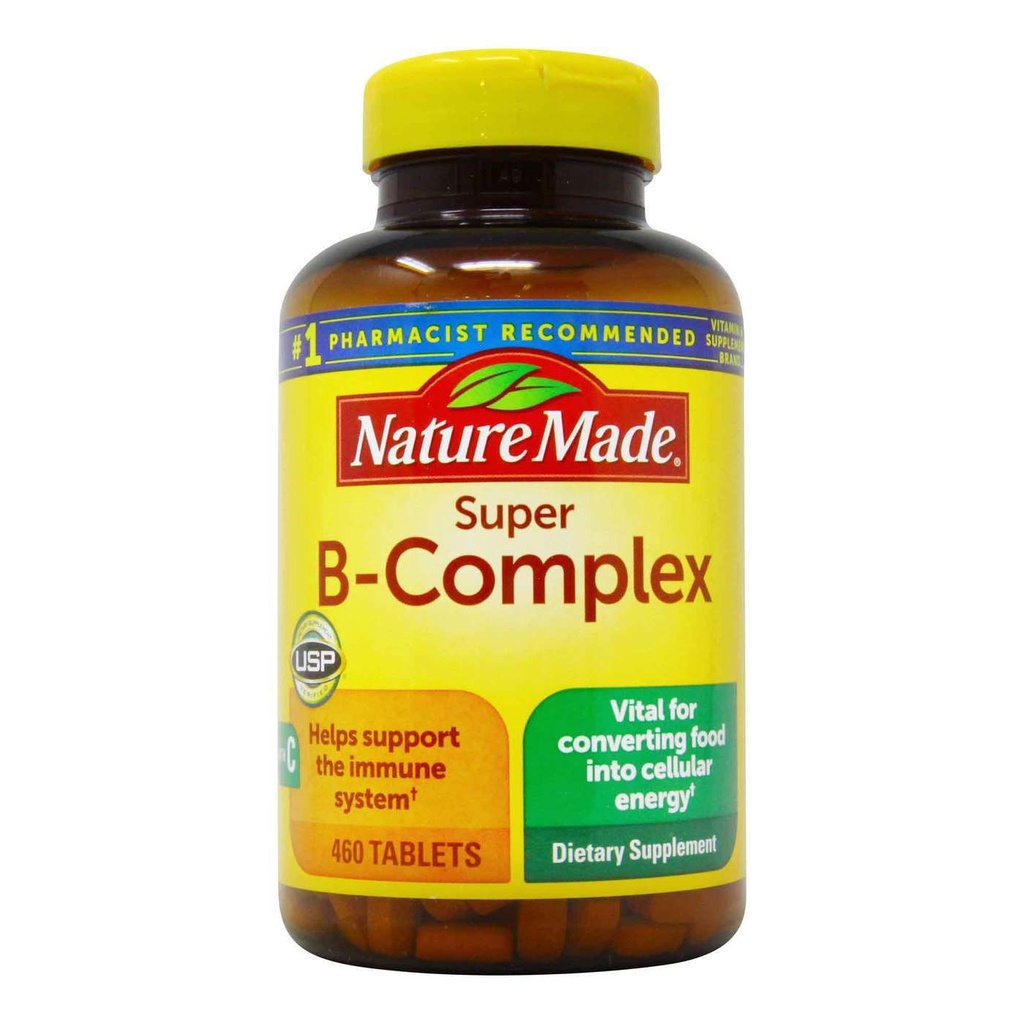 Vitamin B Nature Made Super B-Complex 460 Viên | Shopee Việt Nam