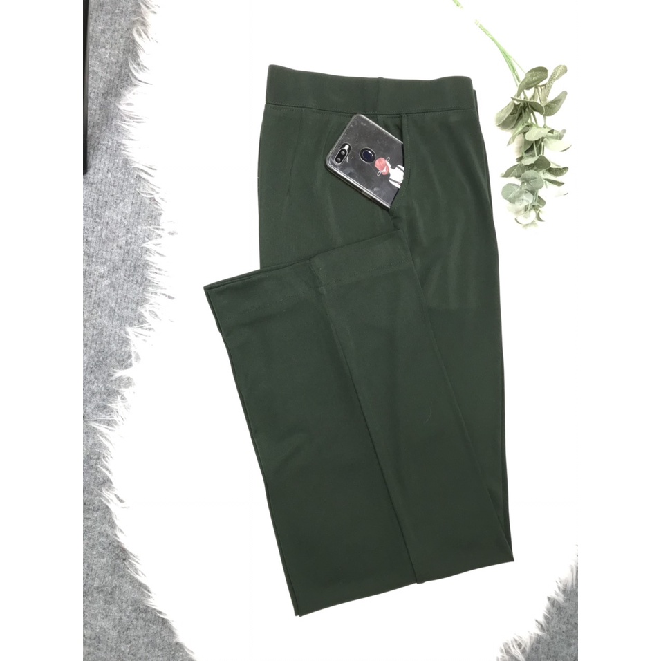 Ảnh Quần Trung Niên MAI THY Q009, Mẫu Quần Dài Chất Thun Cho Mẹ Phong Cách Tây Âu Sang Trọng | Thời Trang Trung Niên U50 3