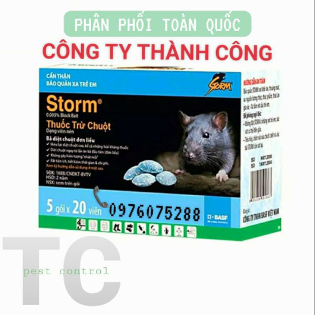 Storm có tỷ lệ diệt chuột hiệu quả như thế nào?
